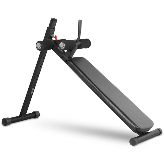 Adjustable Decline Abdominal Sit - up Bench 12 Resistance Levels - Grit Grind Strength