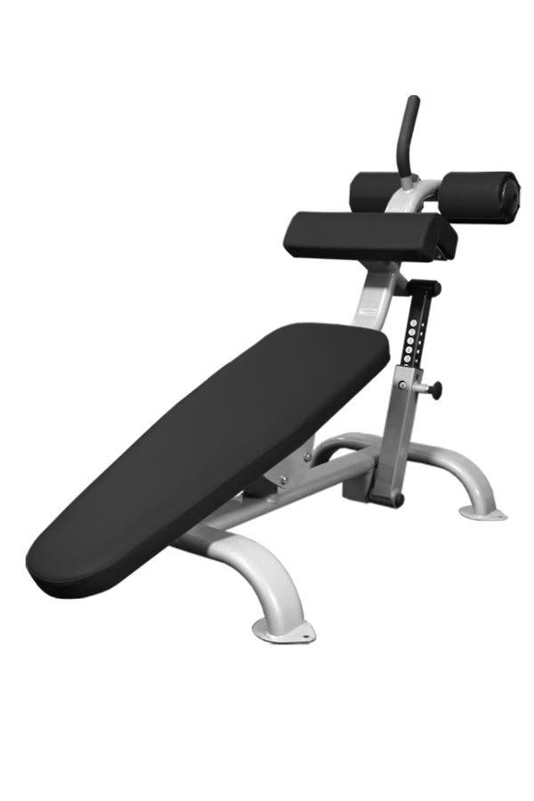 Adjustable Decline Bench by Muscle D Fitness | Commercial Core & Pressing Bench - Grit Grind Strength