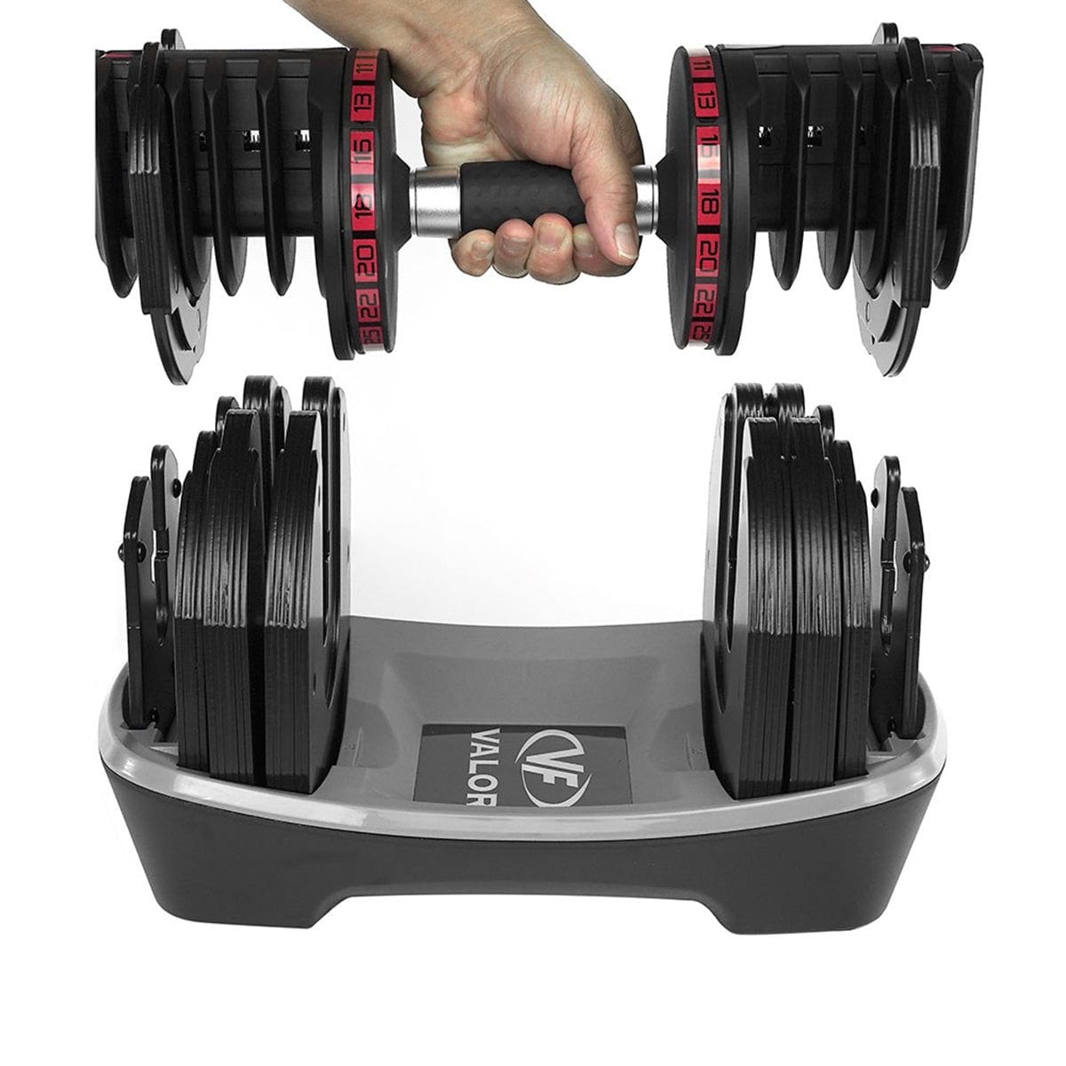 Adjustable Dumbbell (55/78lbs) - Grit Grind Strength