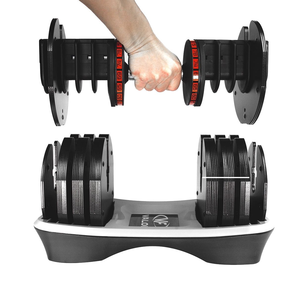 Adjustable Dumbbell (55/78lbs) - Grit Grind Strength