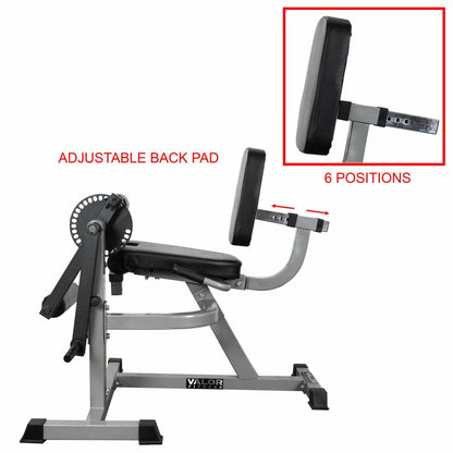Adjustable Leg Extension - Curl Machine - Grit Grind Strength