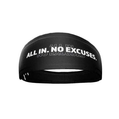 All In. No Excuses. Headband - Grit Grind Strength