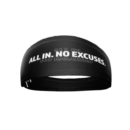 All In. No Excuses. Headband - Grit Grind Strength