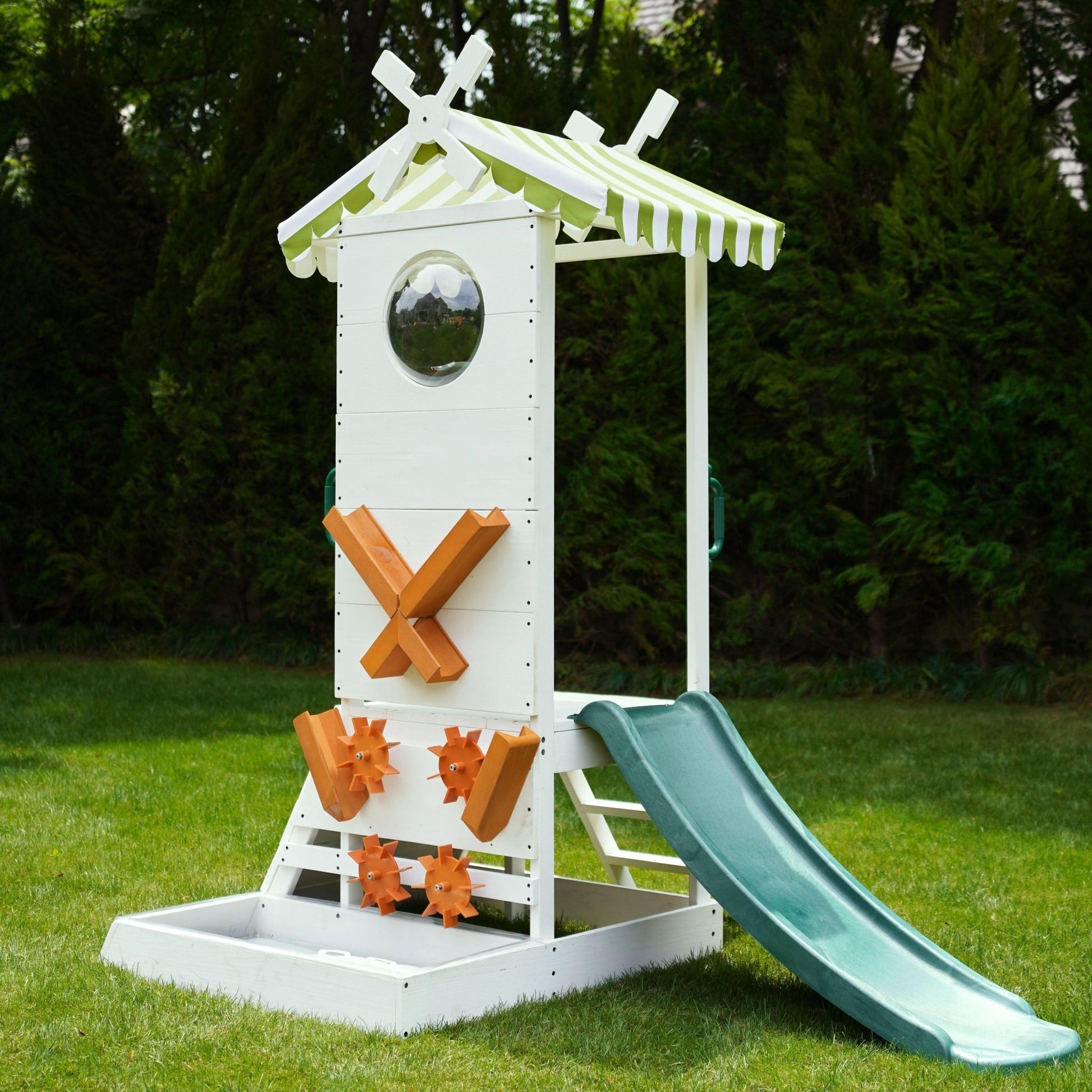 Aloe Outdoor Mini Playset for Toddlers – Water Slide & Backyard Fun - Grit Grind Strength