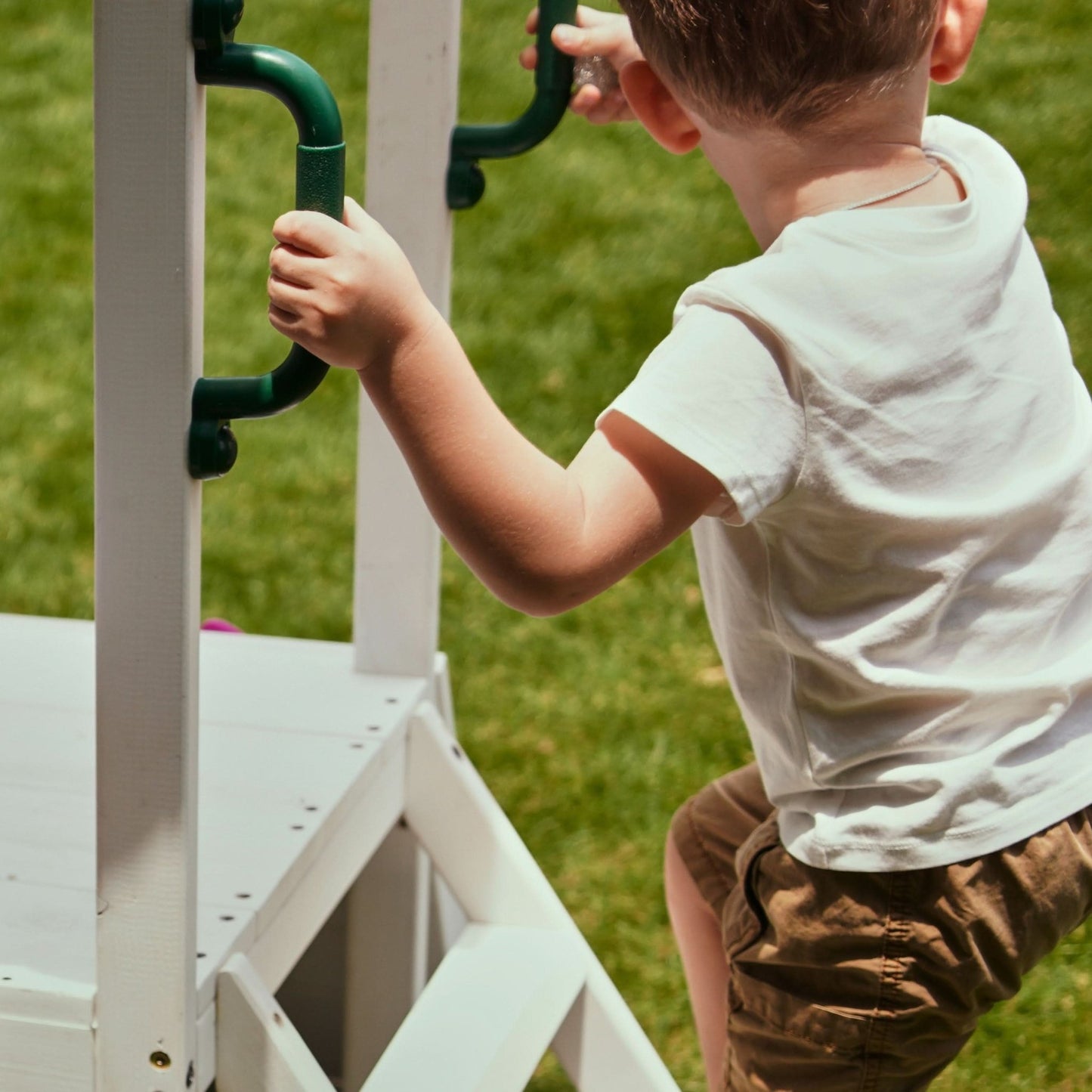 Aloe Outdoor Mini Playset for Toddlers – Water Slide & Backyard Fun - Grit Grind Strength