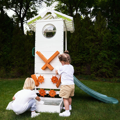 Aloe Outdoor Mini Playset for Toddlers – Water Slide & Backyard Fun - Grit Grind Strength