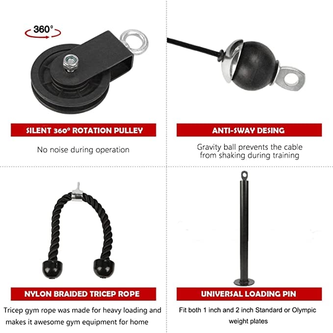 Attachable Pulley System - Grit Grind Strength