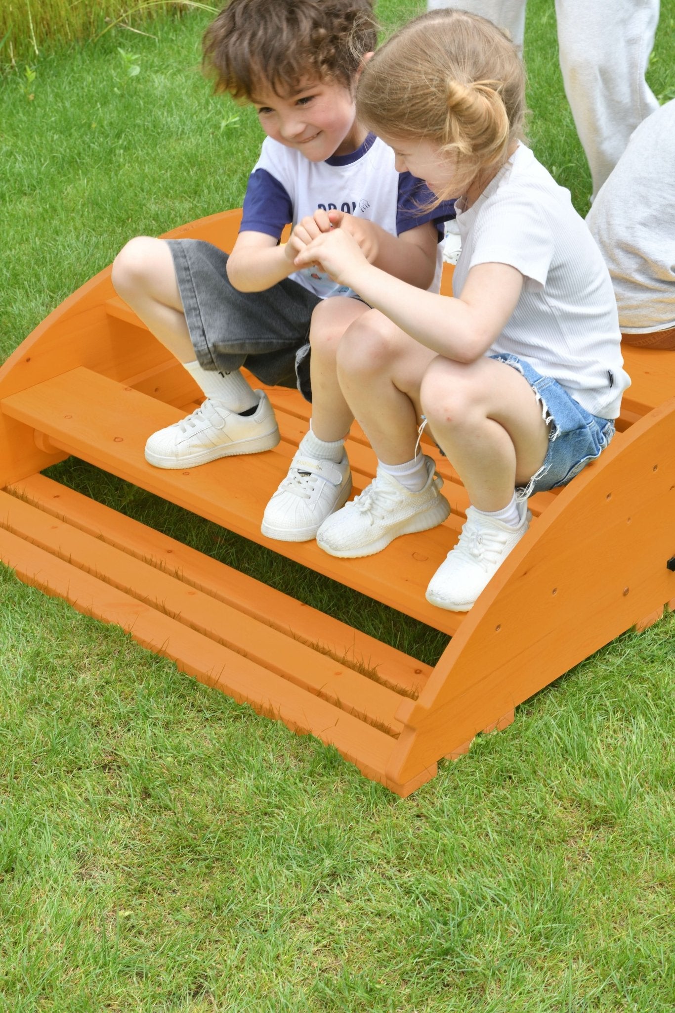 Banyan Jumbo Wooden Rocker & Climber Playset | Outdoor Gross Motor Toy for Toddlers - Grit Grind Strength