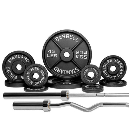Barbell 1500 Olympic Barbell Weight Sets - Grit Grind Strength