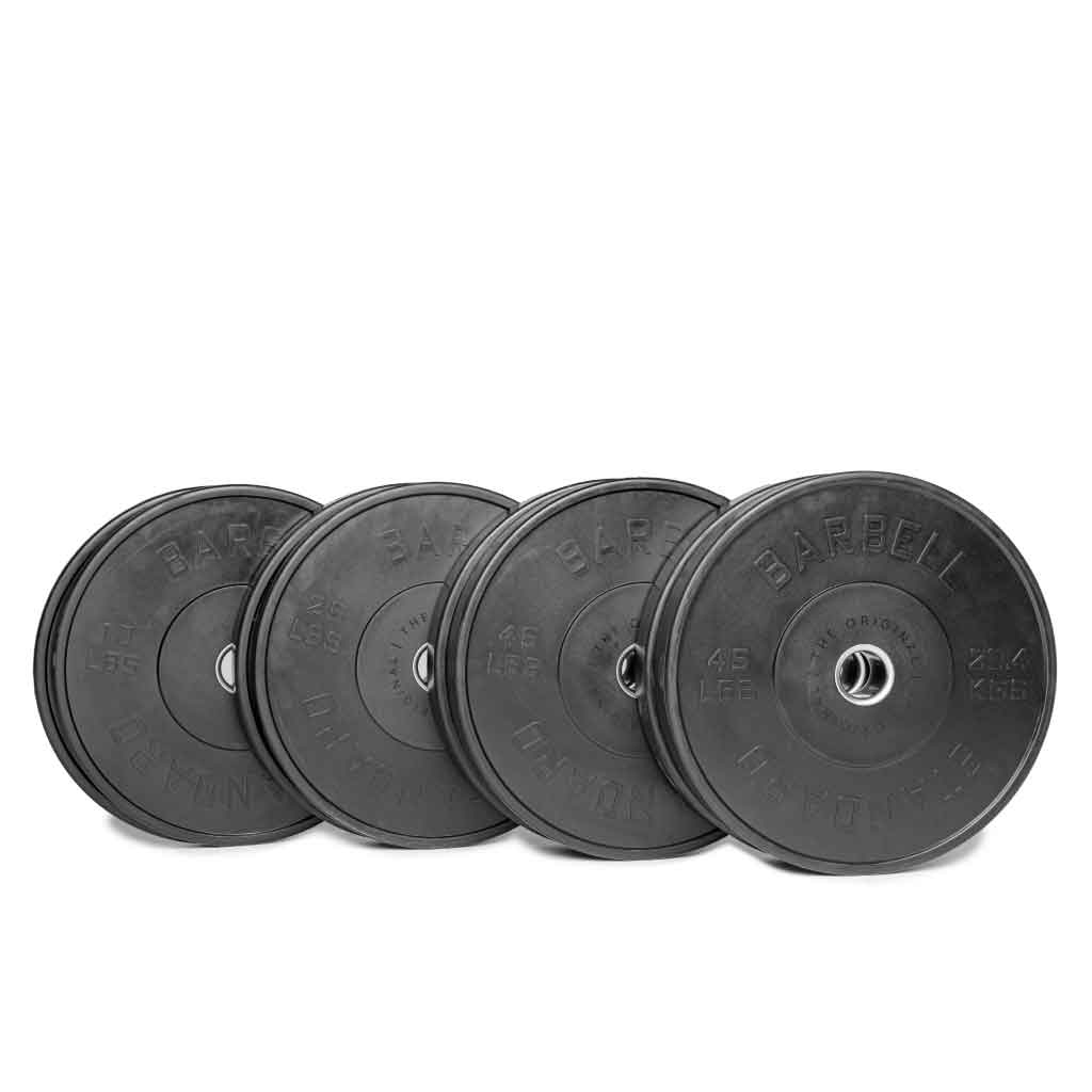Barbell Standard Bumper Plates 250 lb set Olympic Bumper Plates
