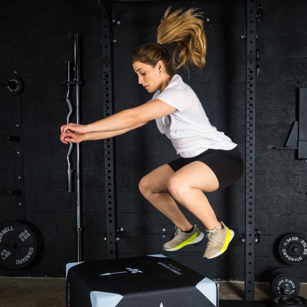 Barbell Standard Jump Box Plyo Box Foam 3-in-1 Jump Box