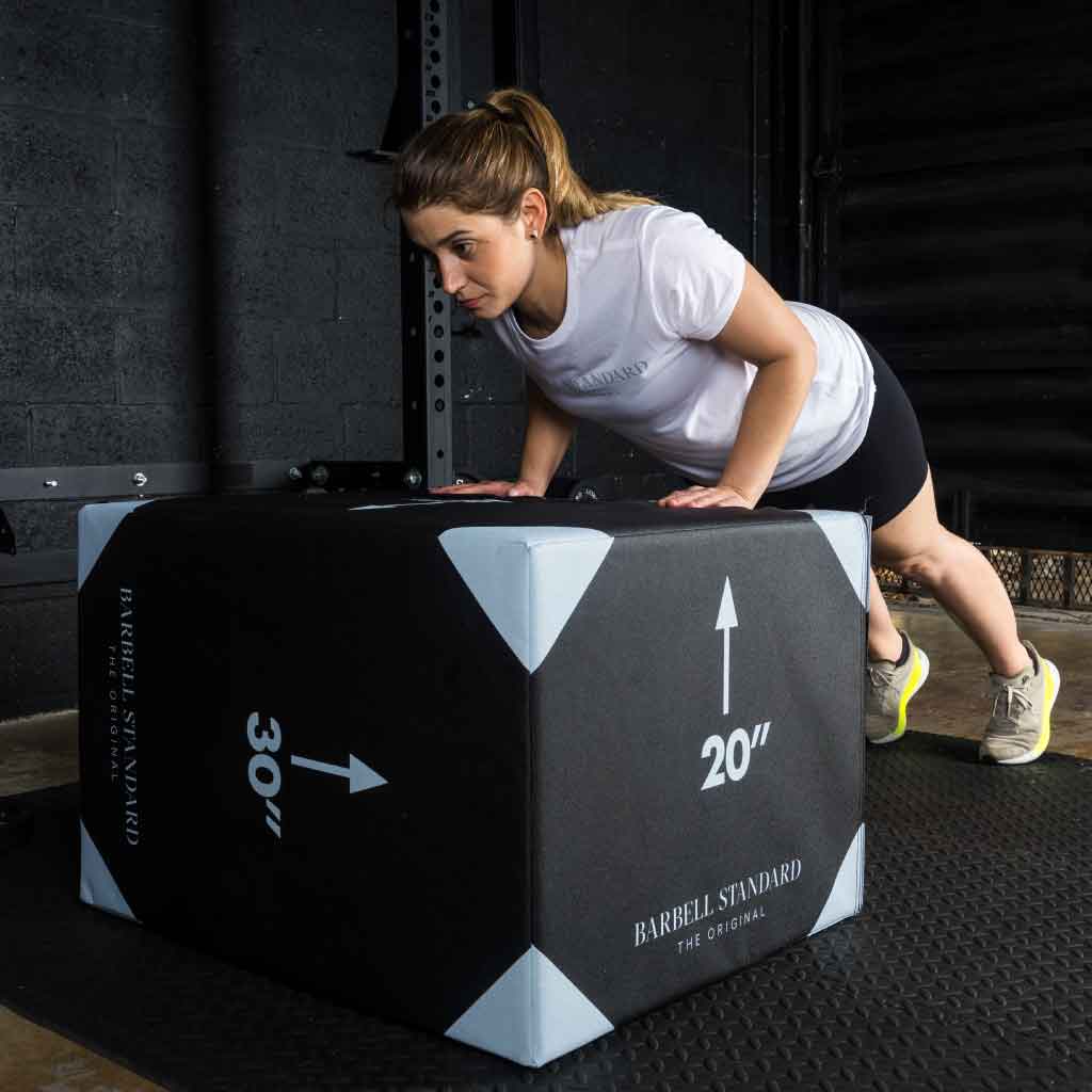 Barbell Standard Jump Box Plyo Box Foam 3-in-1 Jump Box