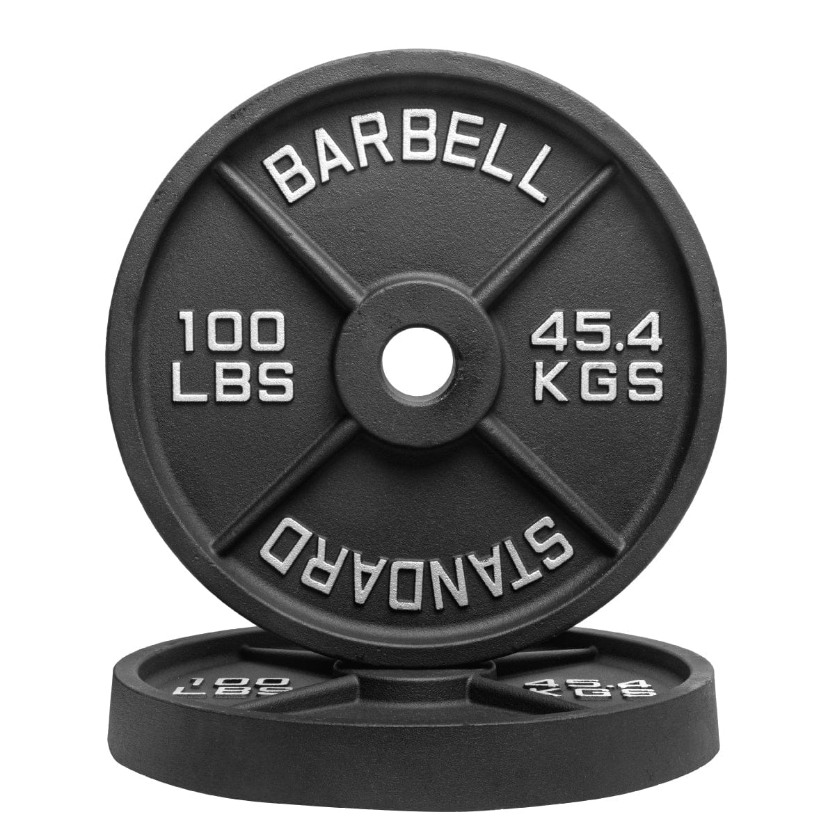 Barbell Standard Plates 100 lb pair Olympic Weight Plates