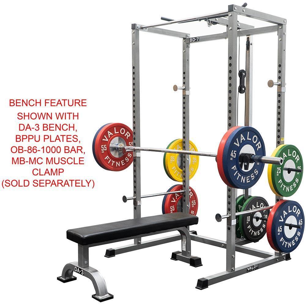 Compact 2x2 Power Rack w/ Lat Pull Station - Grit Grind Strength