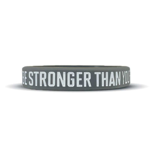 BE STRONGER THAN YOUR EXCUSES Wristband - Grit Grind Strength