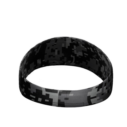 Black Digi Camo Headband - Grit Grind Strength