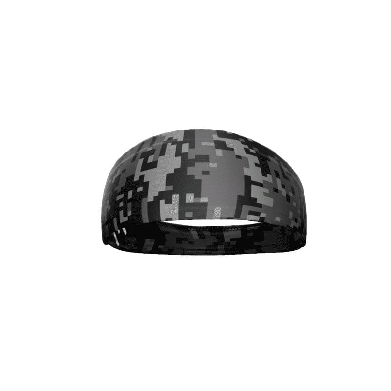 Black Digi Camo Headband - Grit Grind Strength