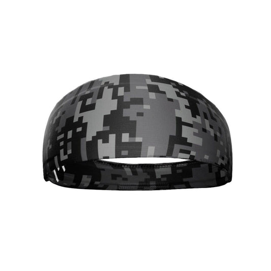 Black Digi Camo Headband - Grit Grind Strength