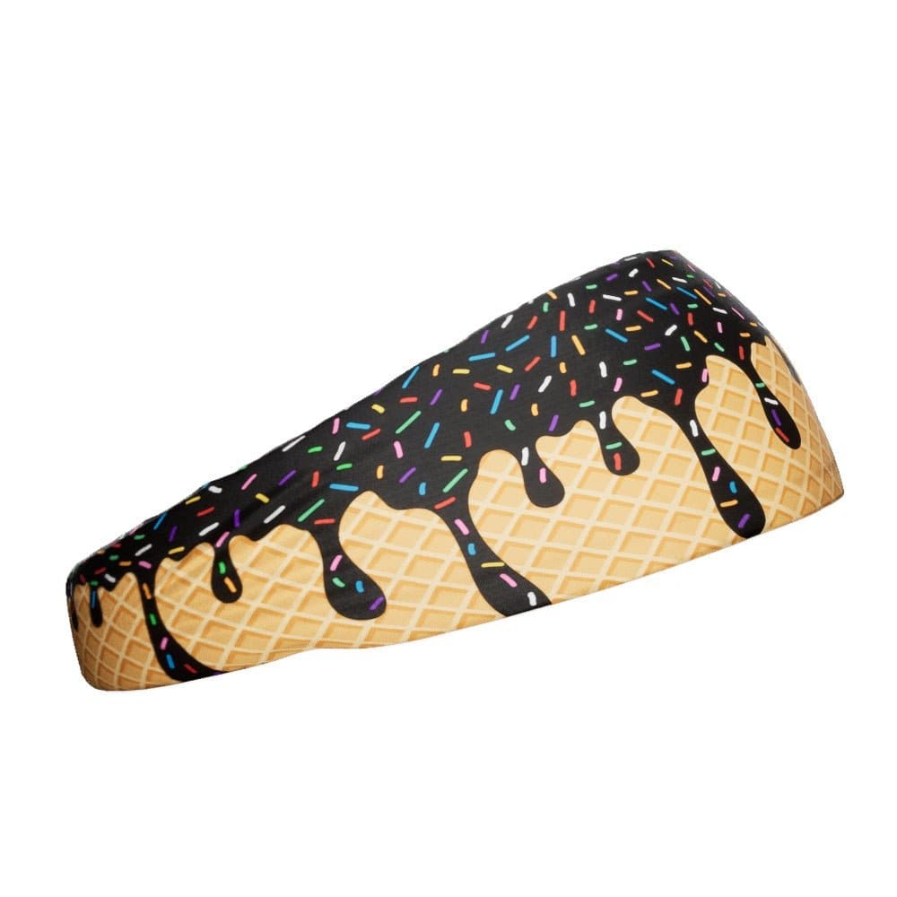 Black Ice Cream Headband - Grit Grind Strength