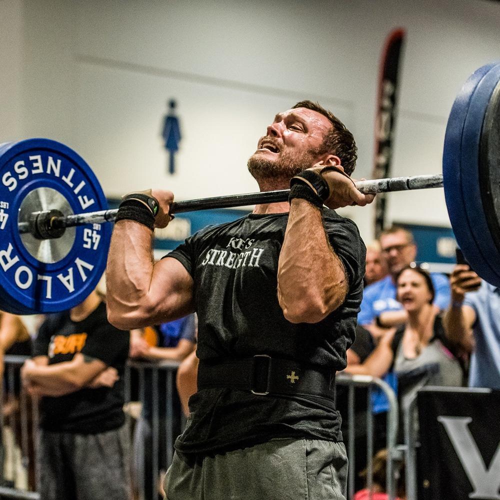 Black Olympic Bearing Barbell - Grit Grind Strength