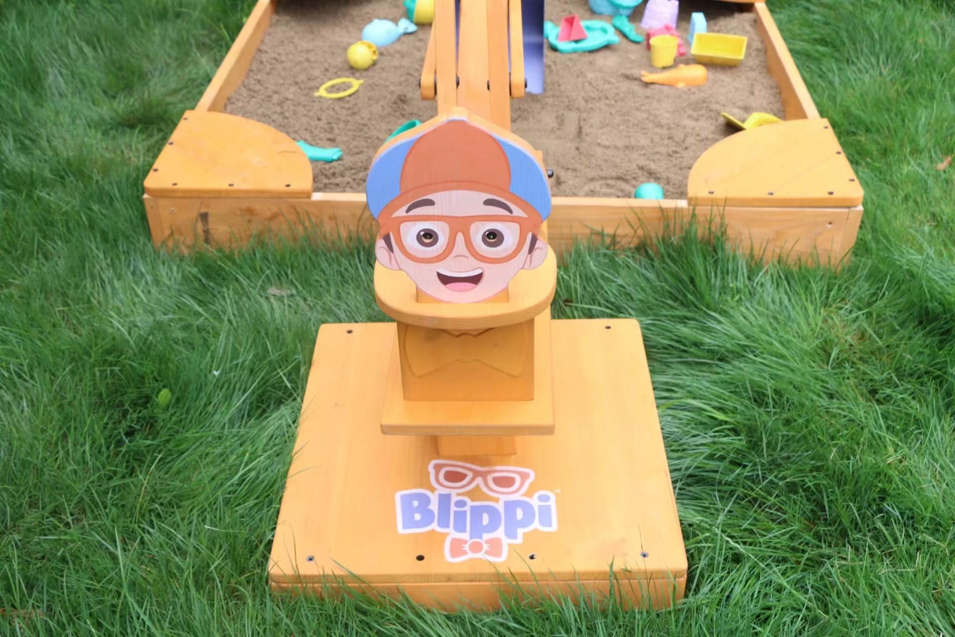 Blippi Excavator Ride - On Toy – Interactive Construction Fun for Kids - Grit Grind Strength