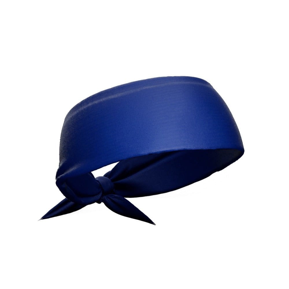 Blue Tie Headband - Grit Grind Strength