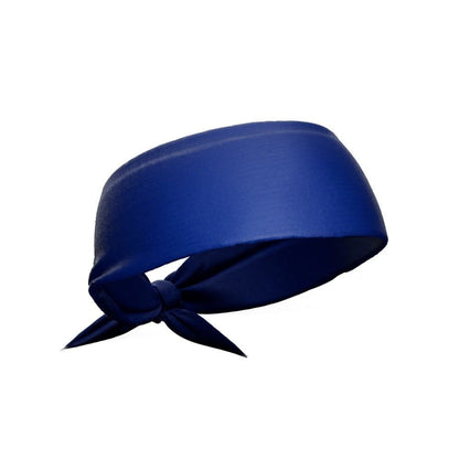 Blue Tie Headband - Grit Grind Strength