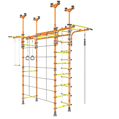 Brainrich Kids Play Gym Orange / Tall: 9'4"-10'6" Spider V3