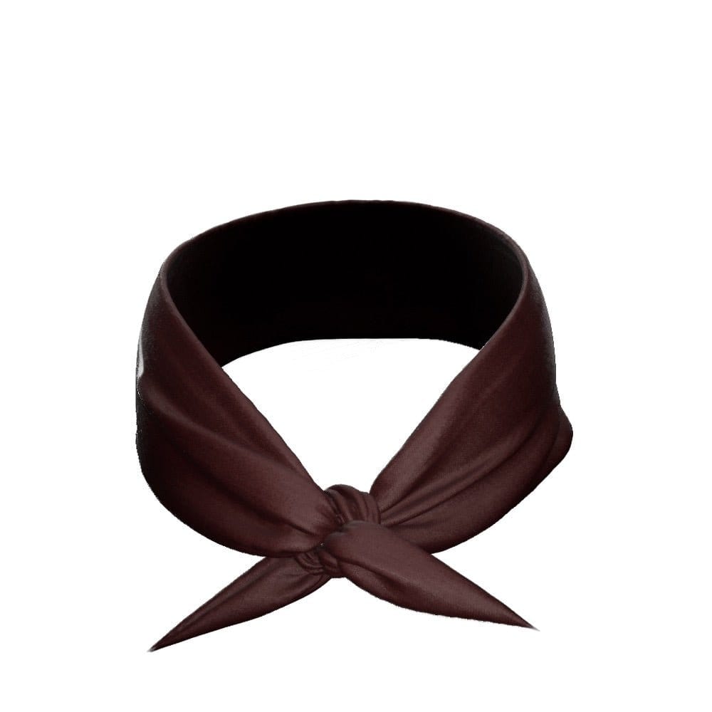 Brown Tie Headband - Grit Grind Strength