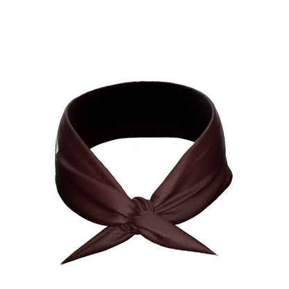 Brown Tie Headband - Grit Grind Strength