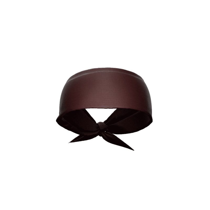 Brown Tie Headband - Grit Grind Strength