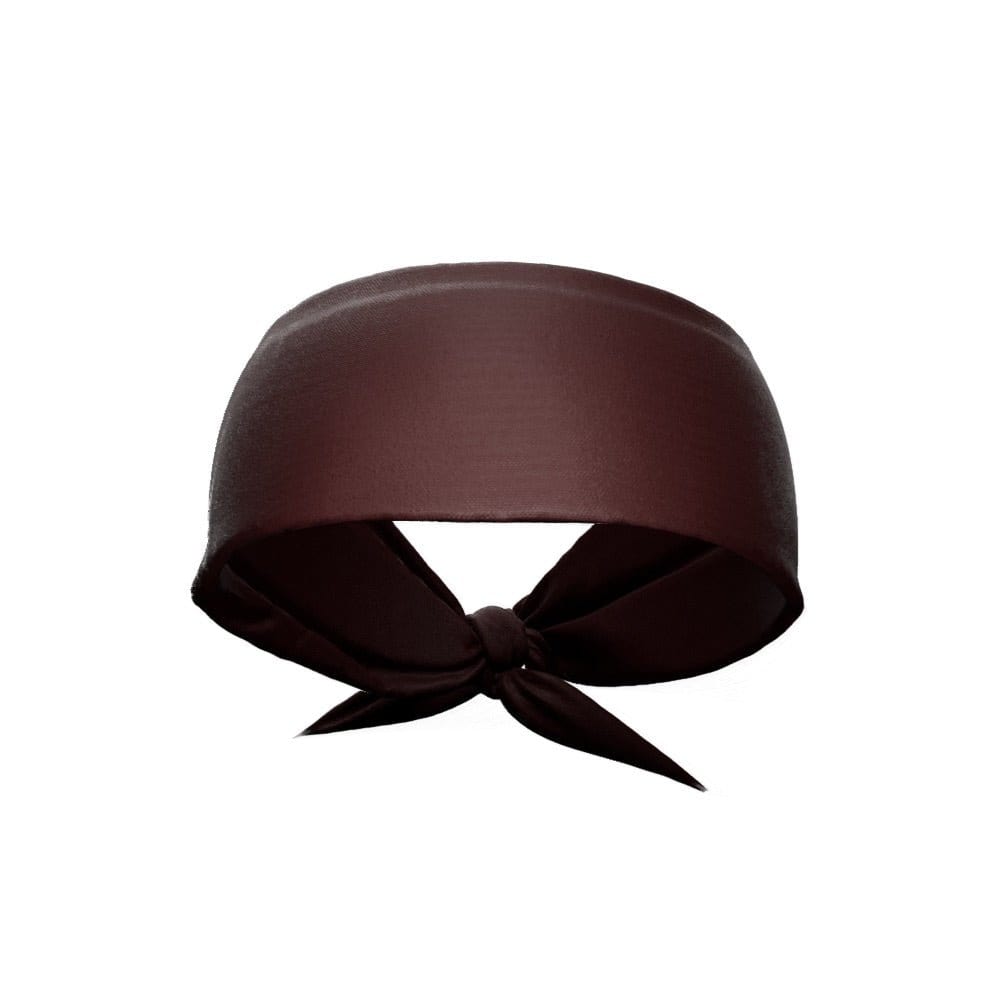 Brown Tie Headband - Grit Grind Strength