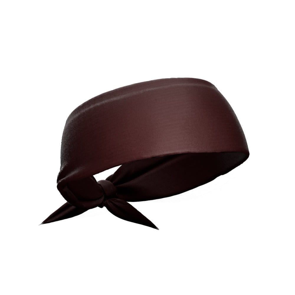 Brown Tie Headband - Grit Grind Strength