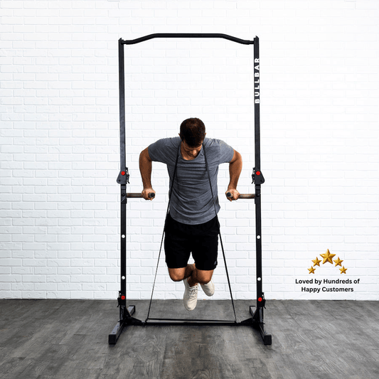 BULLBAR 2.0 - Portable Pull - up Bar and Dip Station - Grit Grind Strength