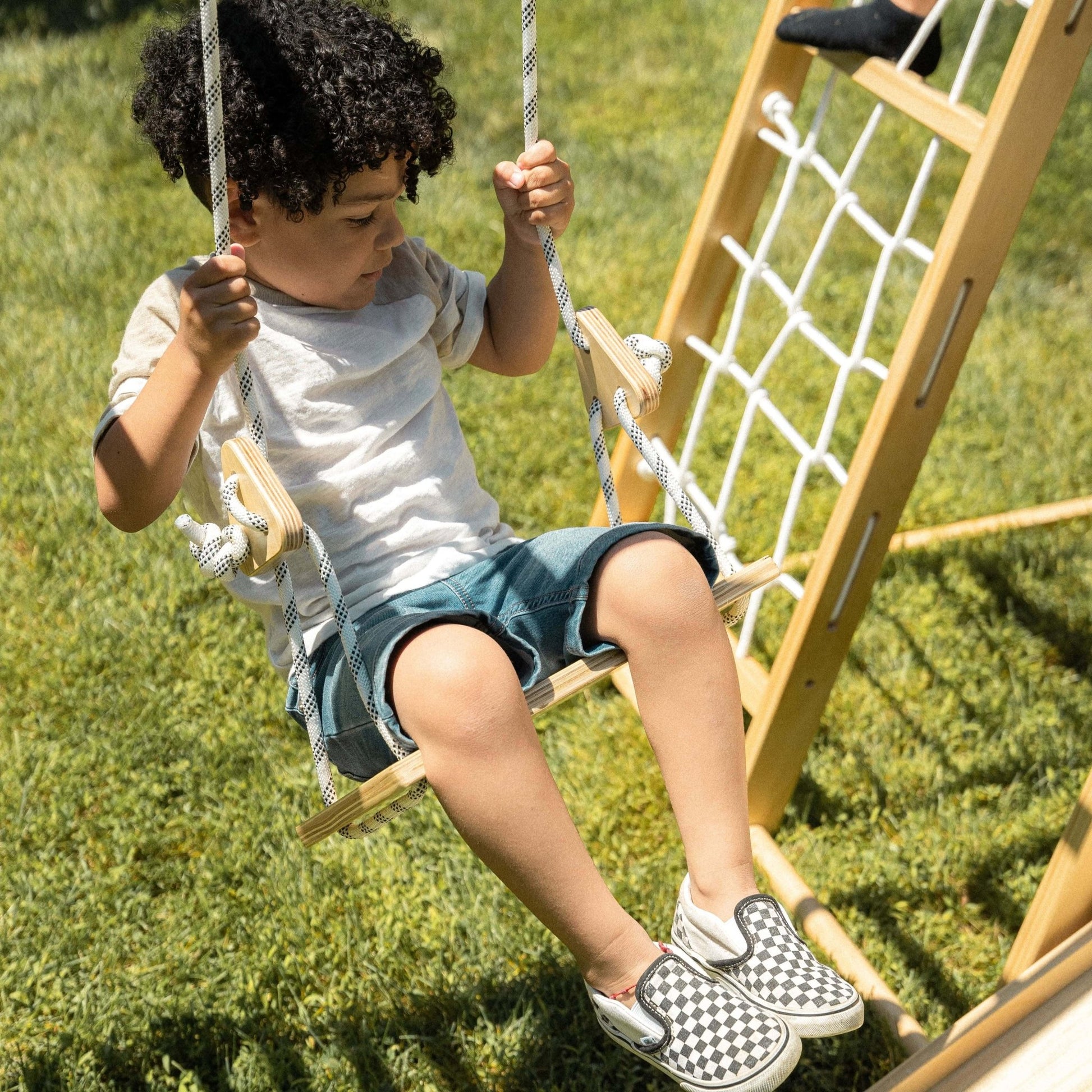 Chestnut - 8 - in - 1 Jungle Gym for Toddlers - Grit Grind Strength