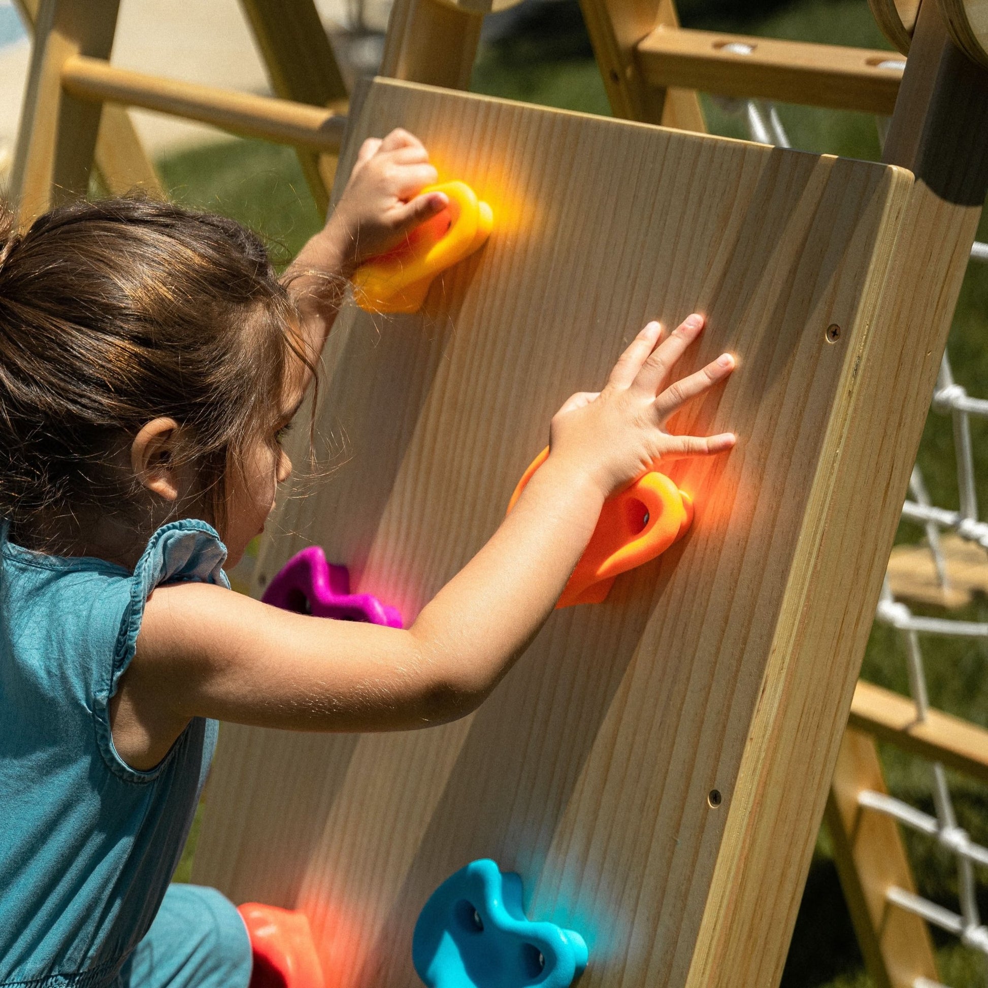 Chestnut - 8 - in - 1 Jungle Gym for Toddlers - Grit Grind Strength
