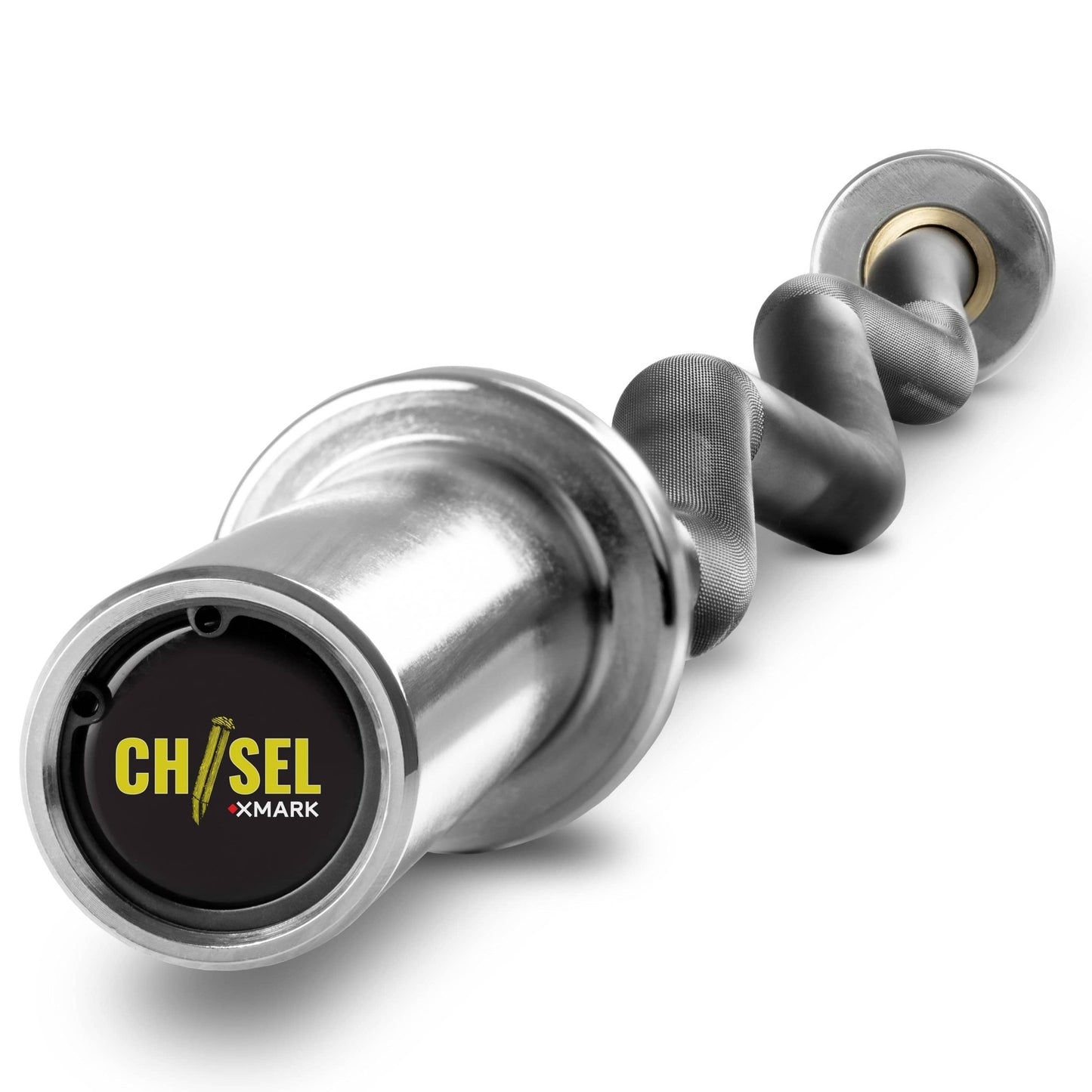 Chisel Olympic EZ Curl Barbell, 47 inches - Grit Grind Strength