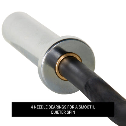 Chisel Olympic EZ Curl Barbell, 47 inches - Grit Grind Strength
