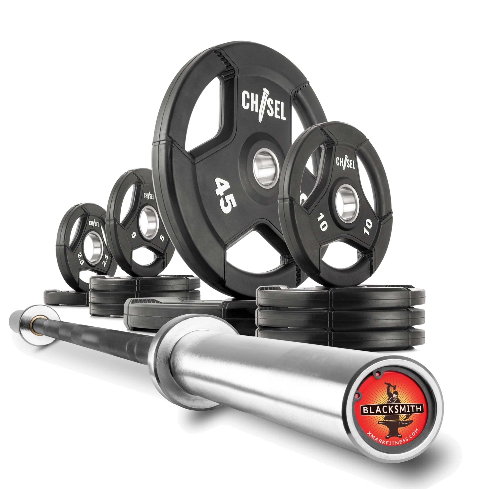 Chisel Olympic Weight Plates & Bar Set Builder - Grit Grind Strength