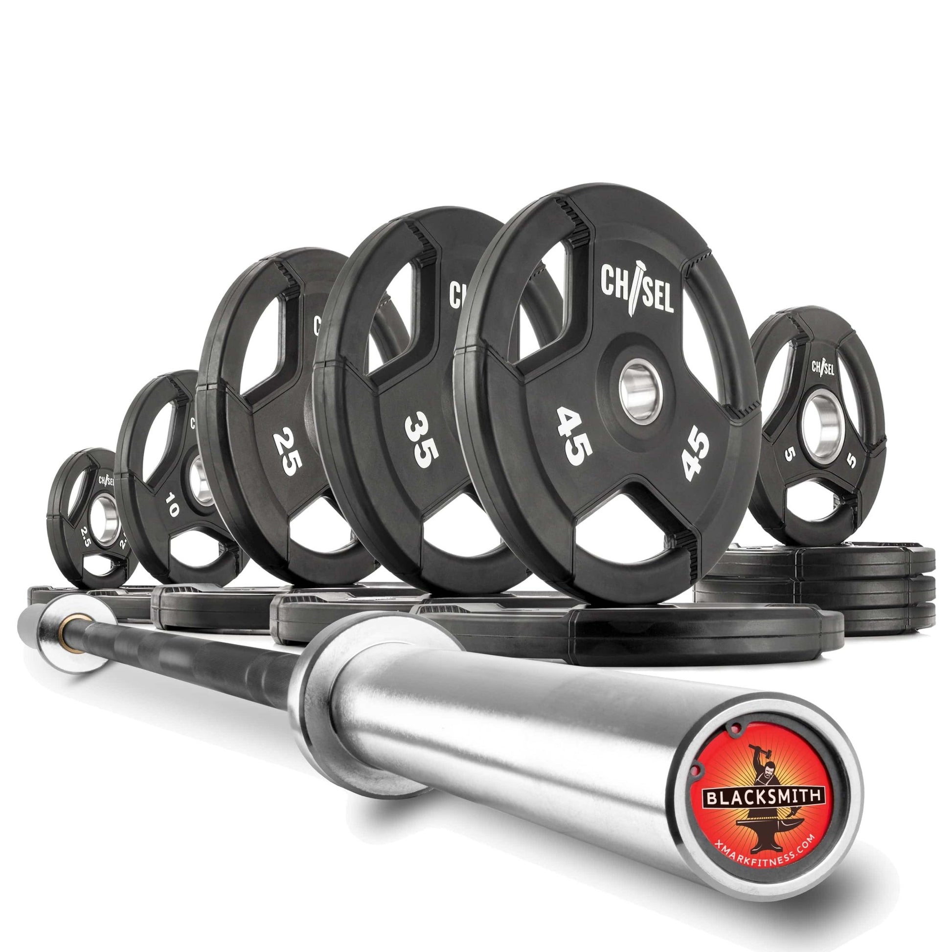 Chisel Olympic Weight Plates & Bar Set Builder - Grit Grind Strength