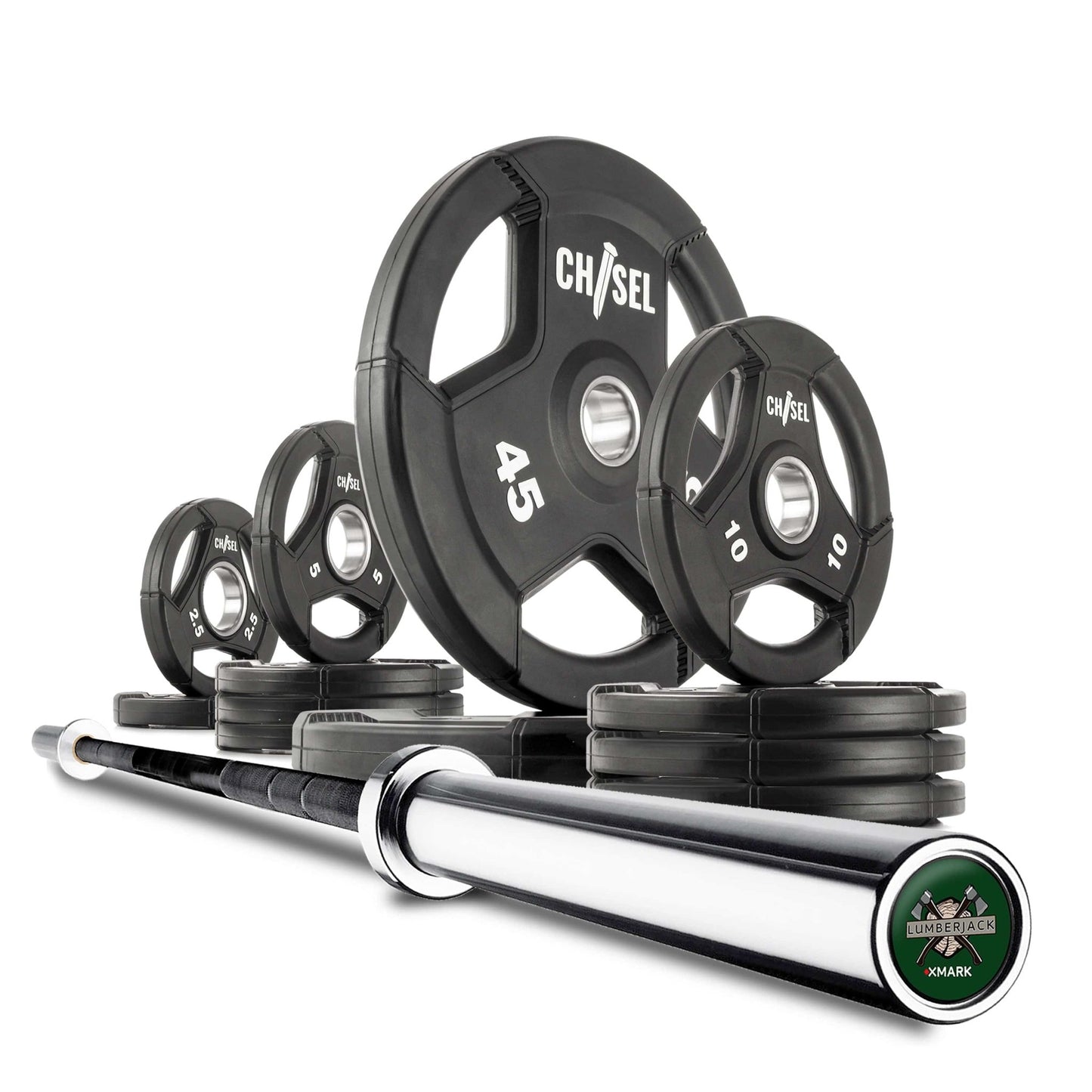 Chisel Olympic Weight Plates & Bar Set Builder - Grit Grind Strength