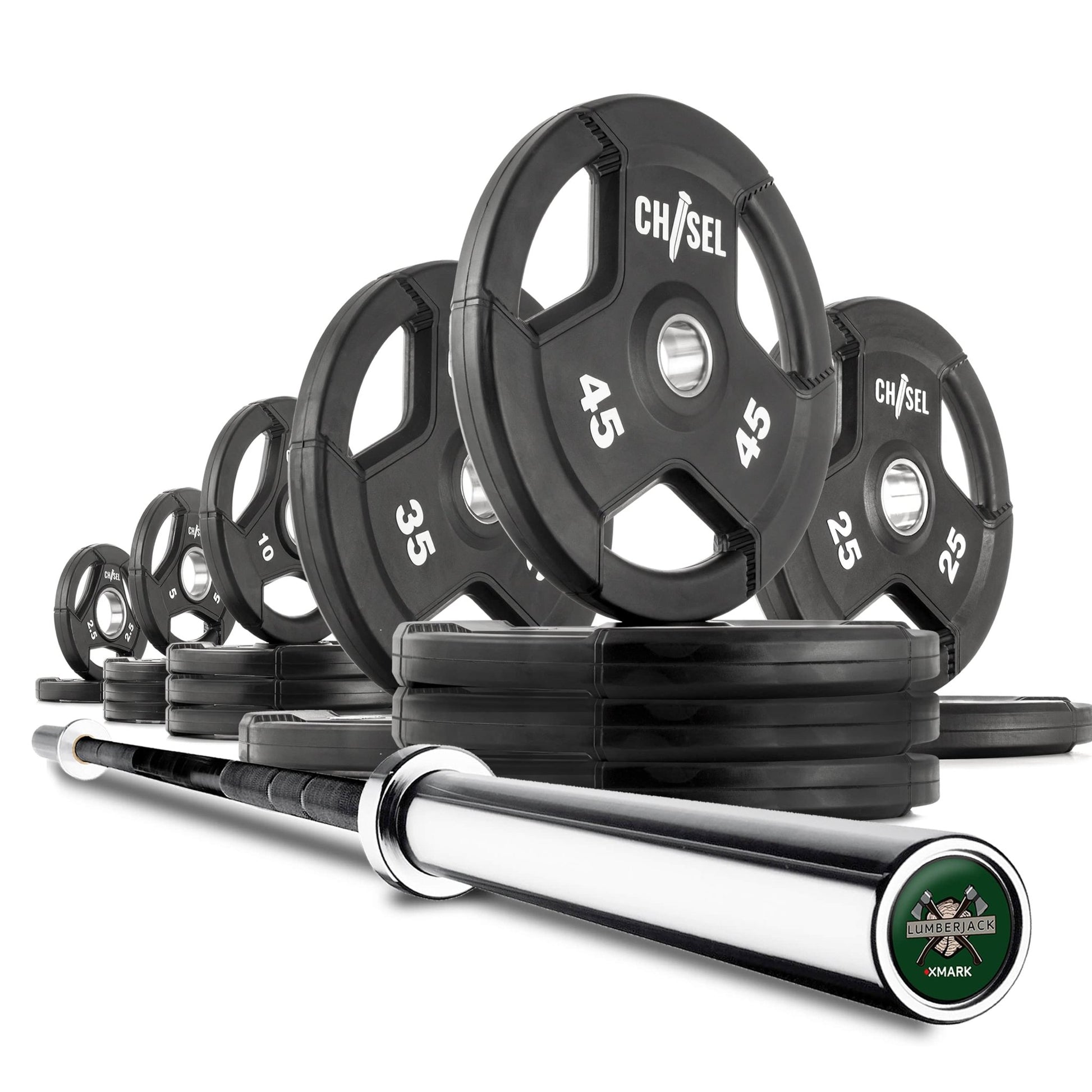 Chisel Olympic Weight Plates & Bar Set Builder - Grit Grind Strength