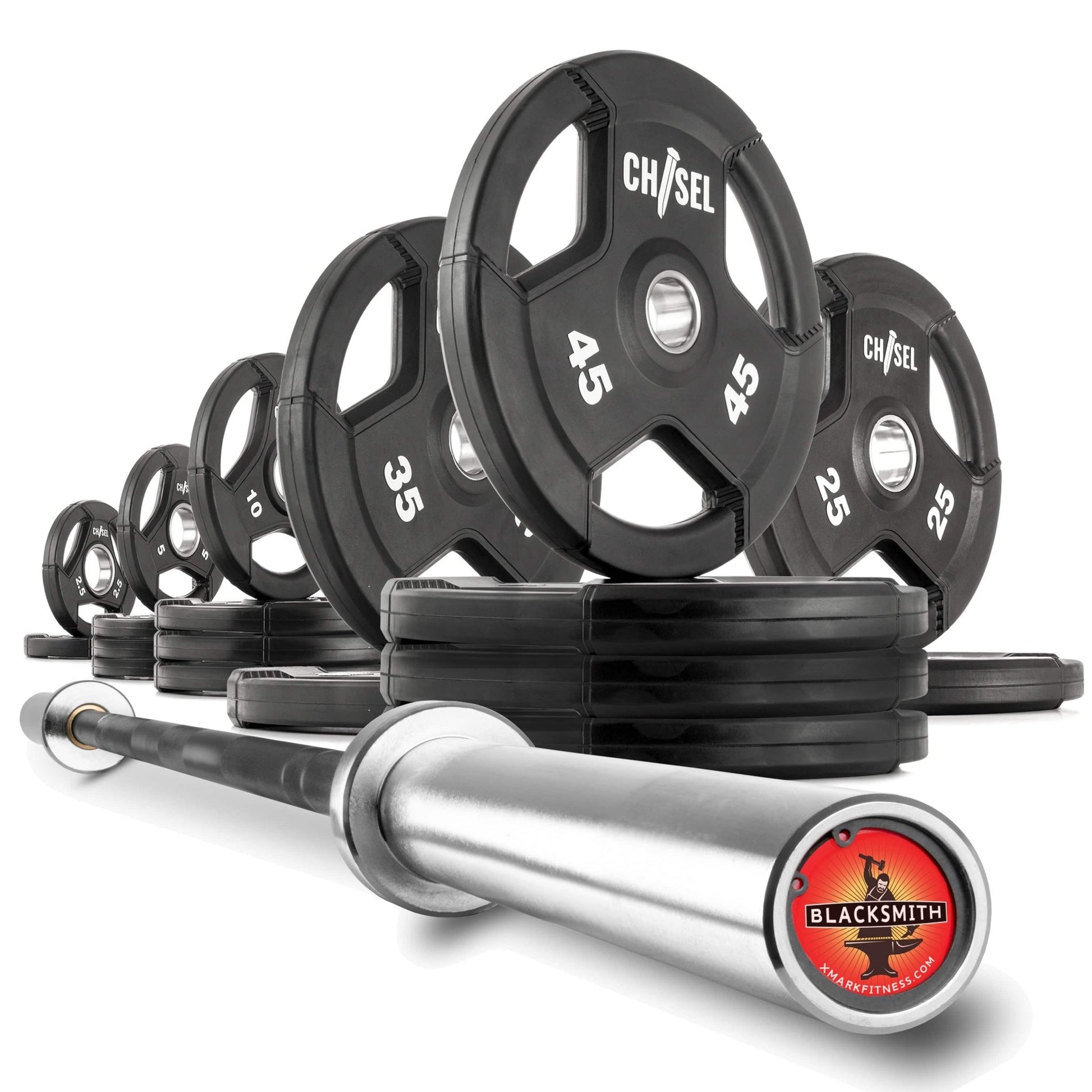 Chisel Olympic Weight Plates & Bar Set Builder - Grit Grind Strength