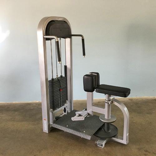 Classic Rotary Torso - Muscle D Fitness - Adjustable Seated - Pin Selectorized Oblique Trainer - Grit Grind Strength