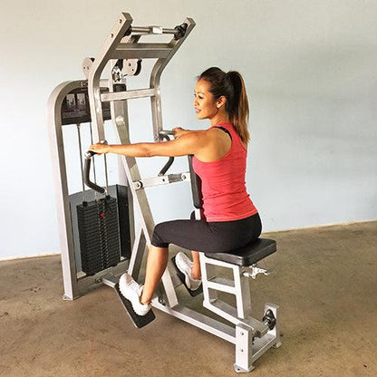 Classic Seated Row - Muscle D Fitness - Pin Selectorized - Back Workout - Grit Grind Strength