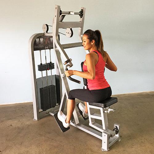 Classic Seated Row - Muscle D Fitness - Pin Selectorized - Back Workout - Grit Grind Strength