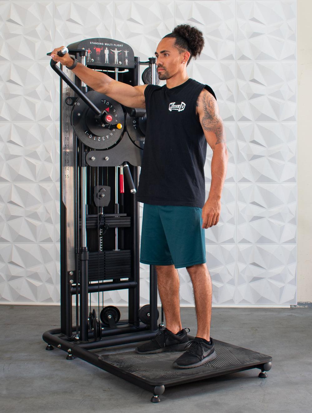 Classic V2 Muscle - Flight Trainer | Muscle D Fitness Upper Body Machine - Grit Grind Strength