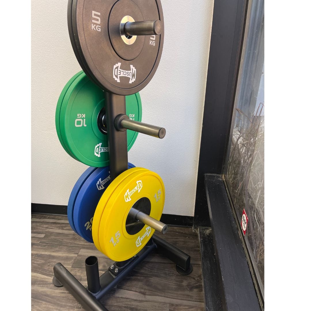 Color Urethane Bumper Plates - Smooth Hub - Made for Heavy Use - Grit Grind Strength