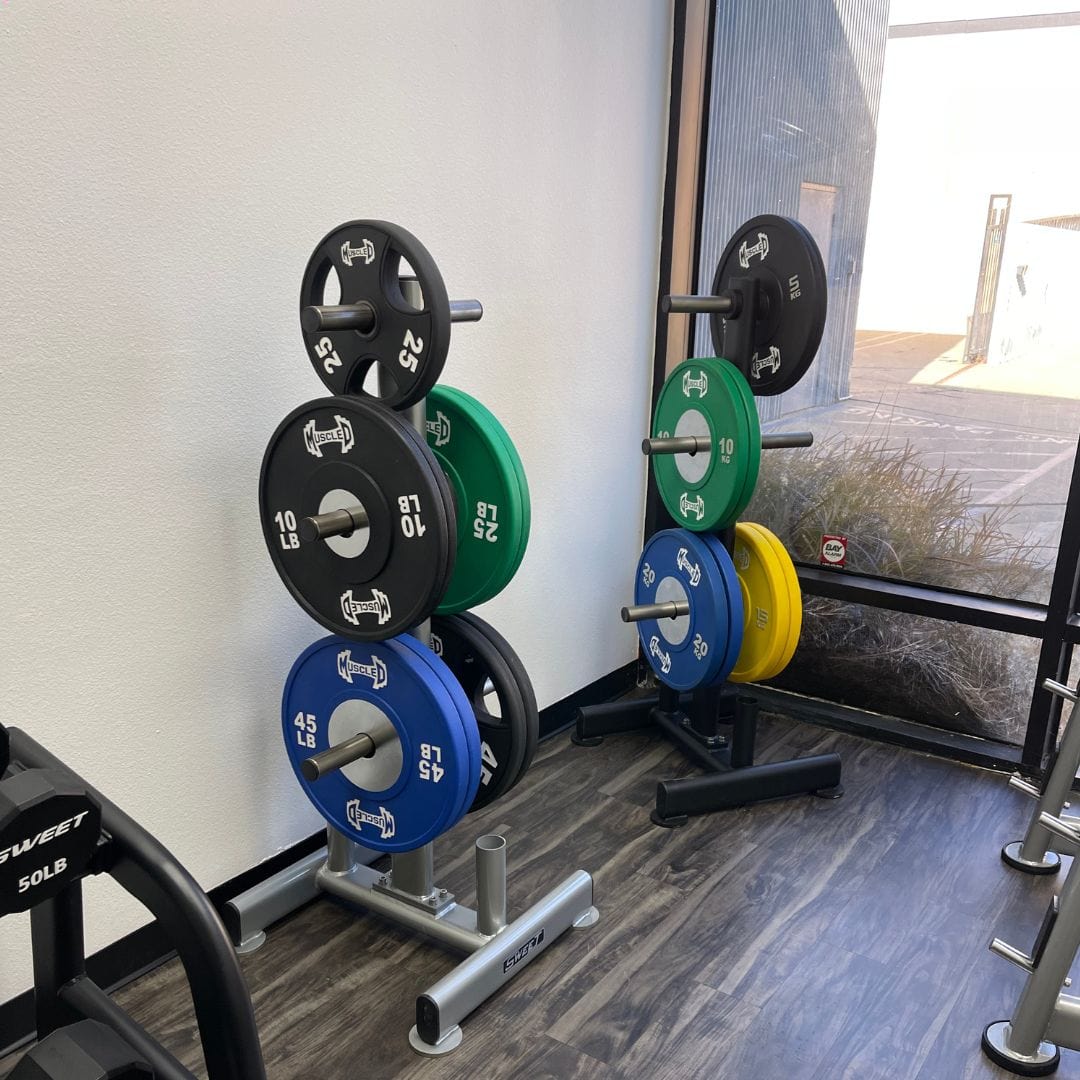 Color Urethane Bumper Plates - Smooth Hub - Made for Heavy Use - Grit Grind Strength