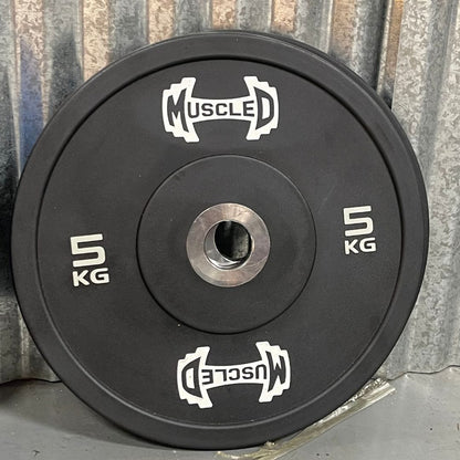Color Urethane Bumper Plates - Smooth Hub - Made for Heavy Use - Grit Grind Strength